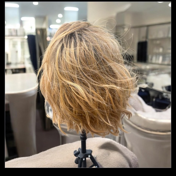 Belle Tress Columbia Lace Front Wig Rooted Golden Brown - Picture 5 of 7